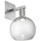 Access Lighting Port Nine Burgundy, Burgundy LED Wall Sconce, Brushed Steel Finish, Clear Glass 63145LEDD-BS/CLR - alternate 10